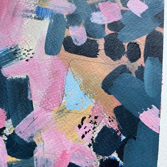 Hand Painted Abstract Art… Set of 4 - Picture 11 of 12